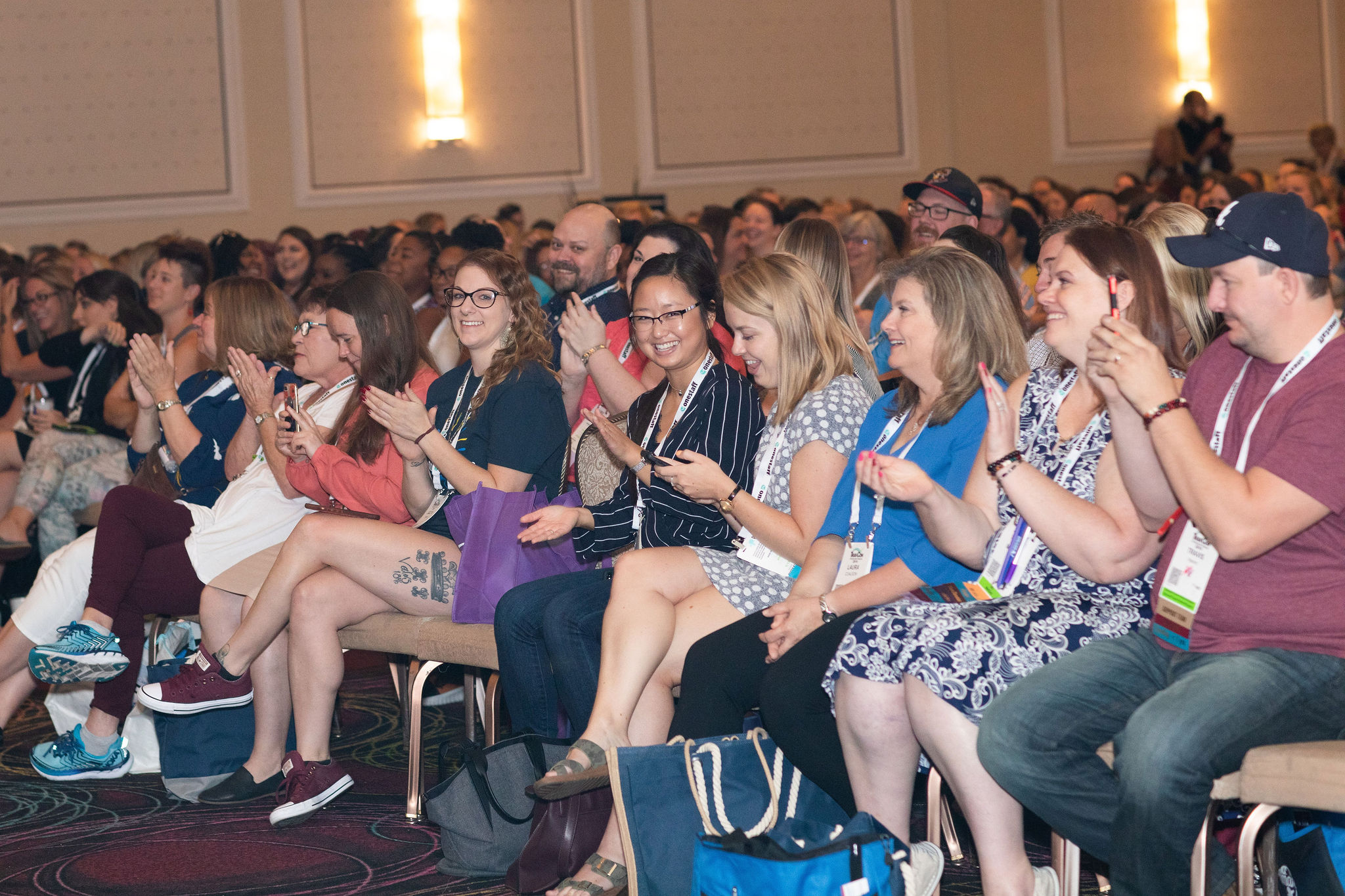 people at a conference